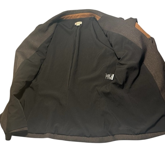 Cremieux Womens Brown Patch Sleeve one Button Front Blazer Sz 2 - Picture 7 of 15